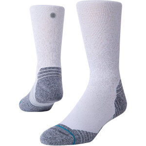 Stance Adult Running Crew Socks, Men's, Small, White