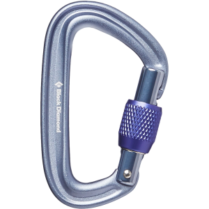 Black Diamond LiteForge Screwgate Carabiner, Grey