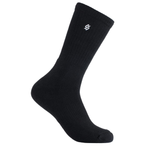 StringKing Athletic Crew Socks, Men's, Large, Black