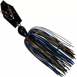Z-Man Big Blade ChatterBait, Black/Blue Candy