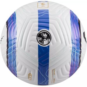 Nike Premier League Flight Official Match Ball, Size 5, White/Blue