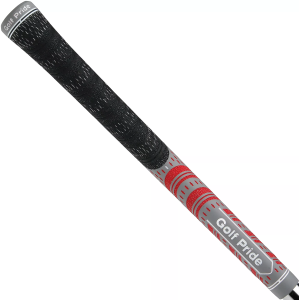 Golf Pride New Decade MultiCompound Teams Swing Grip, Grey/Red