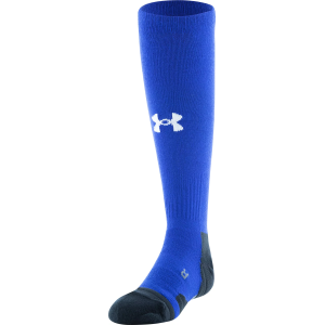 Under Armour Kids' Team Over-The-Calf Baseball/Softball Socks, Small, Royal/Black/White