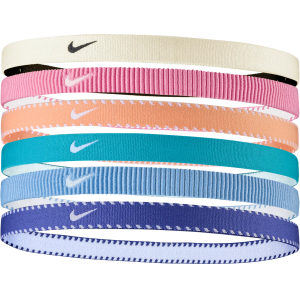 Nike Youth Flex Classic Headbands - 6 Pack, Magic Flamingo