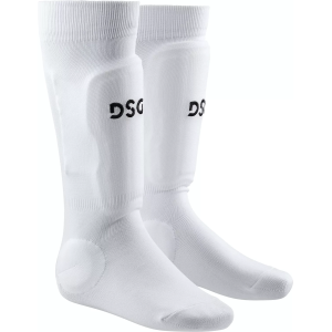 DSG Youth Ocala Soccer Shin Socks, Kids, XS, White