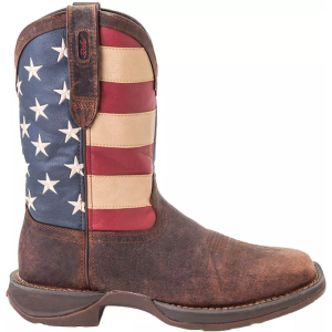 Durango Durango Men's American Flag Pull-On Western Work Boots, Size 8, Brown Union Flag - $164.99 at DICK'S Sporting Goods