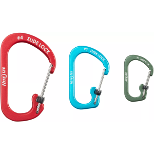 Nite Ize SlideLock Carabiner - 3 Pack, Multi
