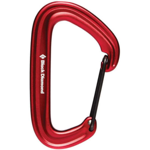 Black Diamond Litewire Carabiner, Red