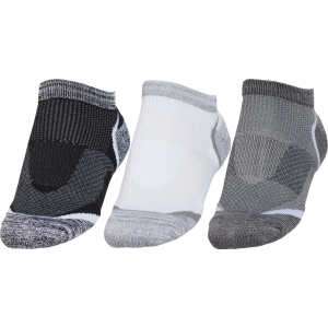 DSG Core Bamboo Running Socks - 3 Pack, Men's, Medium, White/Grey/Black