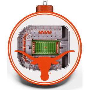 YouTheFan Texas Longhorns 3D StadiumView Ornament