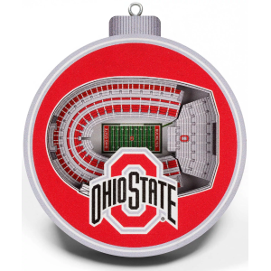 YouTheFan Ohio State Buckeyes 3D StadiumView Ornament