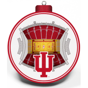 YouTheFan Indiana Hoosiers 3D StadiumView Ornament