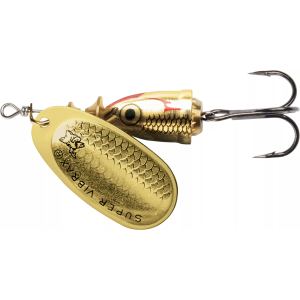 Blue Fox Classic Vibrax Spinner, Gold Shiner