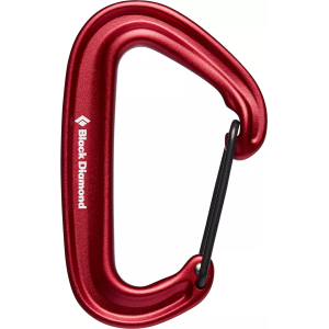 Black Diamond Miniwire Carabiner, Red