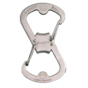 Nite Ize S-Biner Ahhh Carabiner and Bottle Opener, Stainless Steel