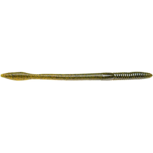 Strike King KVD Perfect Plastics Bull Worm, Green