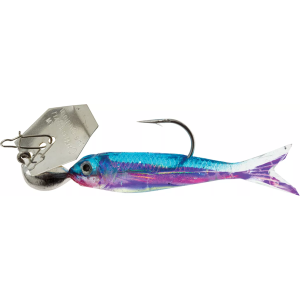 Z-Man ChatterBait FlashBack Mini Bladed Jig, Silver/Blue