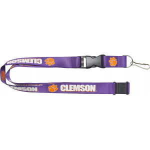 Clemson Tigers Purple Lanyard, Team
