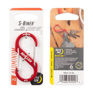 Nite Ize S-Biner Dual Carabiner - #3, Red