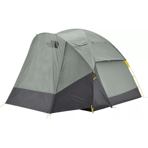The North Face Wawona 4 Person Tent, Agave Green/Asphalt Grey