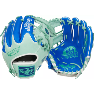 Rawlings 11.5'' Pro Preferred Series Glove, Men's, Mint/Blue