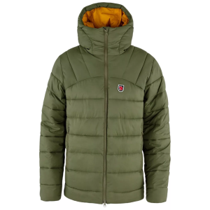 Fjallraven Men's Expedition Mid Winter Jacket, Large, Green/Mustard Yellow