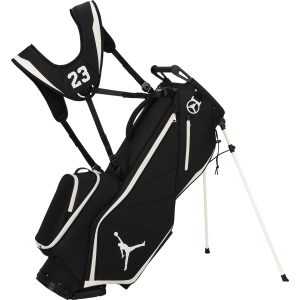 Jordan Jordan Fade Away Stand Bag, Men's, Black/Pale Ivory/Pale Ivory - $360.00 at DICK'S Sporting Goods