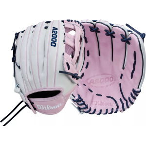 Wilson 12.75" FP1275 A2000 Series Fastpitch Glove, Women's, White