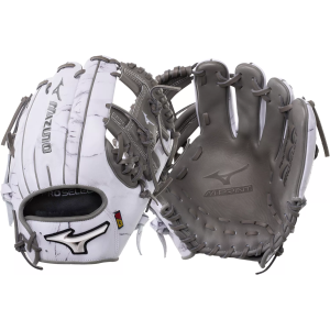 Mizuno 11.5" Marble Pro Select Series Glove, Men's, White/Grey