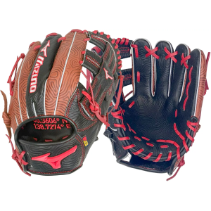 Mizuno 11.5" Altitude Pro Select Series Glove, Men's, Black/Brown