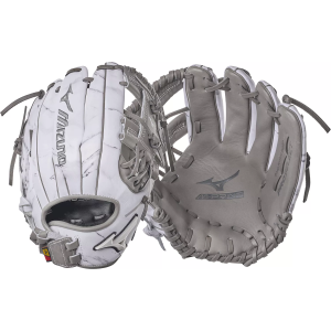 Mizuno Mizuno 12" Marble Pro Select Series Fastpitch Glove, Women's, White/Grey - $329.99 at DICK'S Sporting Goods