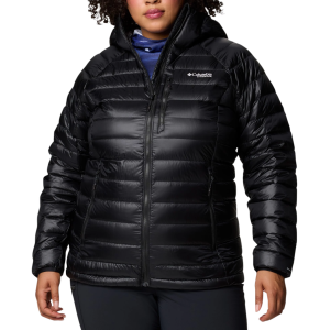 Columbia Women's Arctic Crest Down Hooded Jacket, Medium, Black