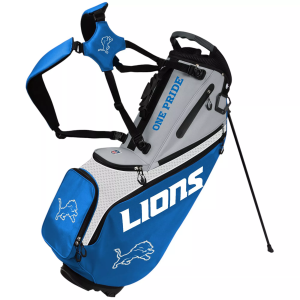 WinCraft Detroit Lions Back Nine Stand Bag, Men's