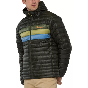 Cotopaxi Men's Fuego Down Hooded Jacket, Small, Woods Stripes