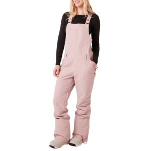 Roxy Women's Rideout Ski Bibs, XS, Adobe Rose