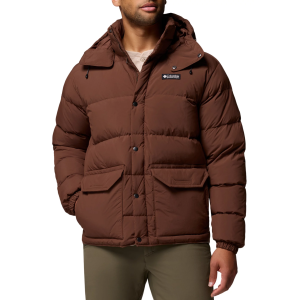 Columbia Men's Wallowa Down Hooded Jacket, Large, Tobacco