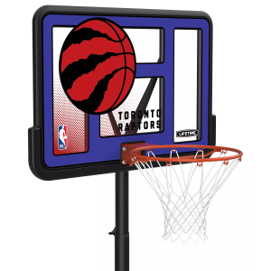 Lifetime 44 in. Portable NBA Pro-Court Hoop, Kids, Toronto Raptors