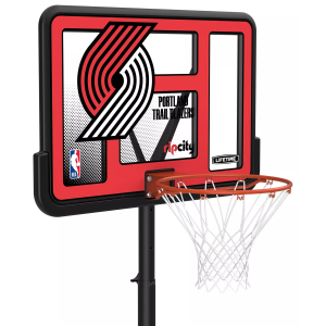 Lifetime 44 in. Portable NBA Pro-Court Hoop, Kids, Portland Trail Blazers