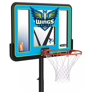 Lifetime 44 in. Portable WNBA Pro-Court Hoop, Kids, Dallas Wings