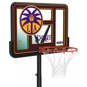 Lifetime 44 in. Portable WNBA Pro-Court Hoop, Kids, Los Angeles Sparks