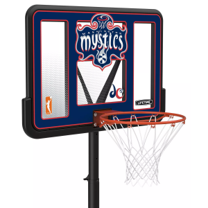 Lifetime 44 in. Portable WNBA Pro-Court Hoop, Kids, Washington Mystics