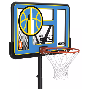 Lifetime 44 in. Portable WNBA Pro-Court Hoop, Kids, Chicago Sky