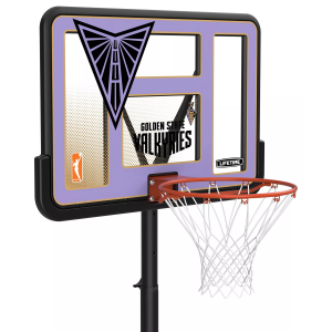 Lifetime 44 in. Portable WNBA Pro-Court Hoop, Kids, Golden State Valkyries