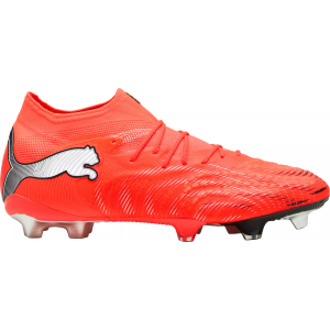 PUMA Future 9 Ultimate FG Soccer Cleats, M11.5/W13, Red/White
