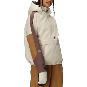 686 Women's Outline Shell Anorak, Medium, Limestone Colorblock