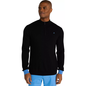 Redvanly REDVANLY Men's Rowe Merino Golf 1/4 Zip, Large, Tuxedo - $215.00 at DICK'S Sporting Goods