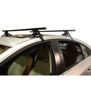 Malone Auto Racks VersaRail Bare Roof Cross Rail Carrier System, Size 58'', Black