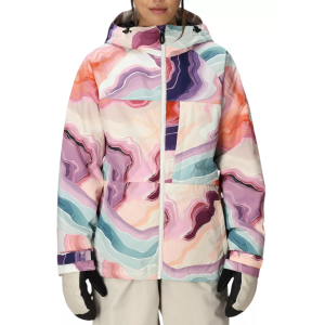686 Women's Athena Jacket, Large, Sedimentary Print