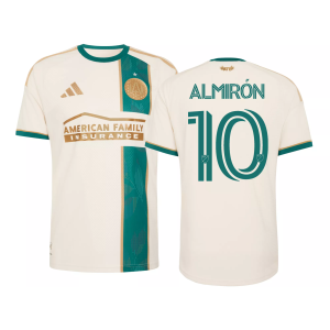 adidas Adult Atlanta United Miguel Almiron #10 2026 Secondary Authentic 'Spirit of '96' Jersey, Men's, Medium, White