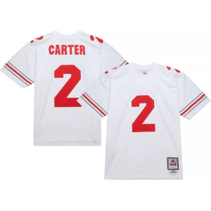 Mitchell & Ness Mitchell & Ness Adult Ohio State Buckeyes Cris Carter #2 White 1986 Jersey, Men's, Medium - $160.00 at DICK'S Sporting Goods